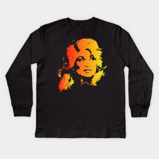 Dolly-Parton Kids Long Sleeve T-Shirt